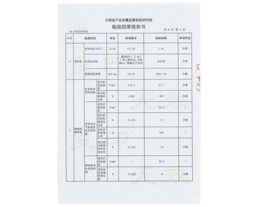 檢驗(yàn)結(jié)果報(bào)告書(shū)