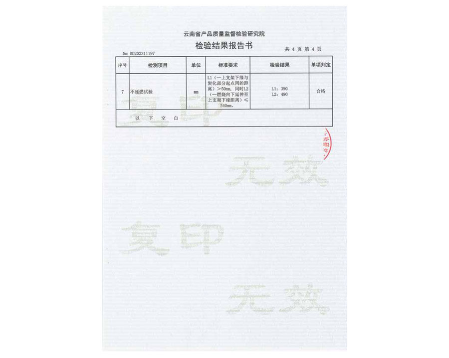 檢驗(yàn)結(jié)果報(bào)告書(shū)